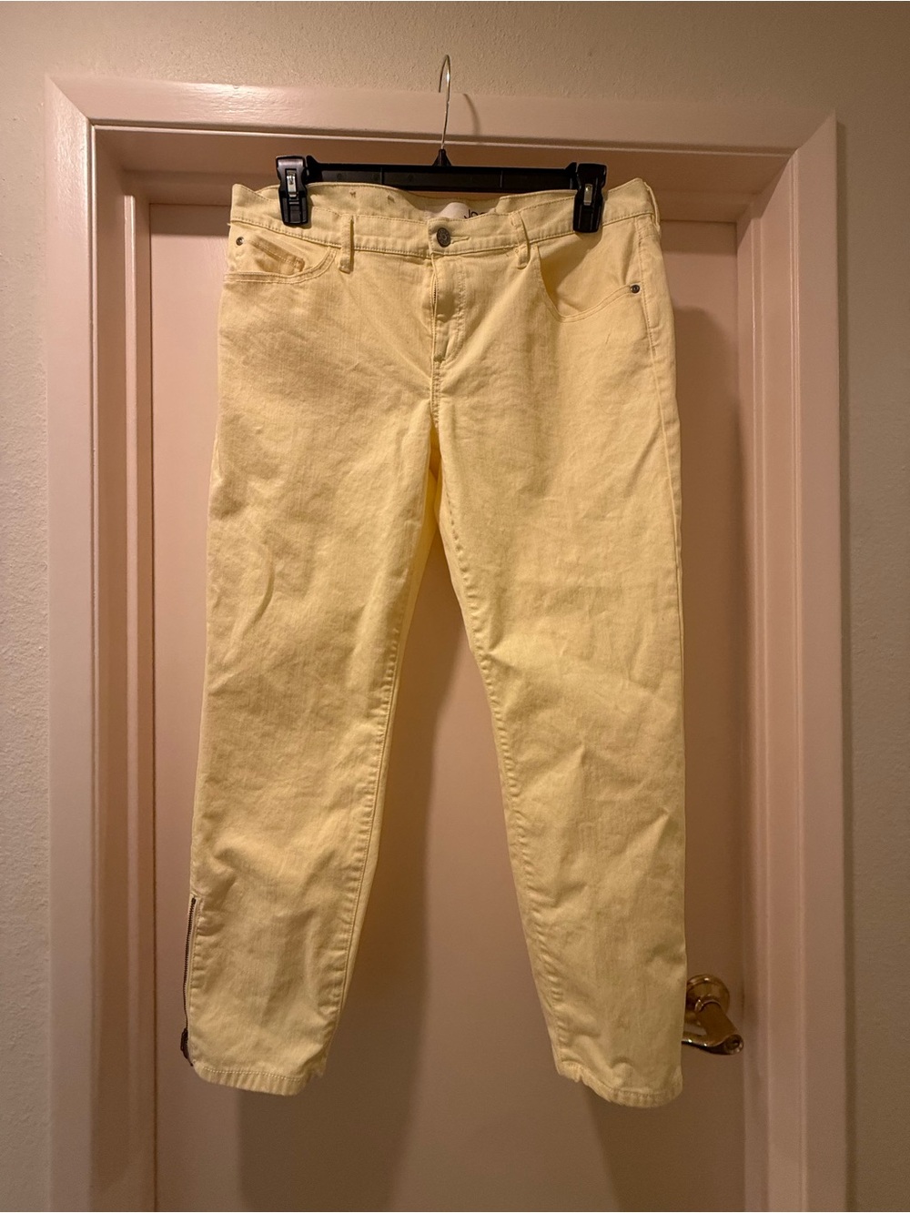 Women’s Yellow Jeans - Classic Straight Fit